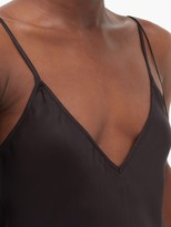 Thumbnail for your product : Mes Demoiselles Loulou Satin Slip Dress - Black