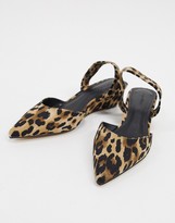 Thumbnail for your product : Who What Wear Marsella single wedge shoes in leopard