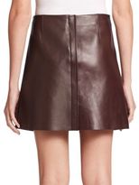 Thumbnail for your product : Calvin Klein Collection Dorrian Leather Mini Skirt