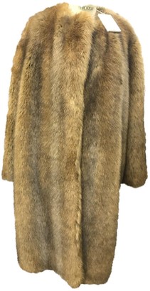 Givenchy Camel Faux fur Coat for Women