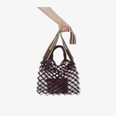 Thumbnail for your product : Stella McCartney red Knotted Faux Leather Tote Bag