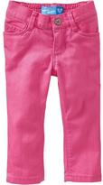 Thumbnail for your product : Old Navy Pop-Color Skinny Jeans for Baby