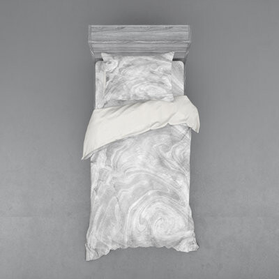 Ambesonne Microfiber Modern & Contemporary Duvet Cover Set