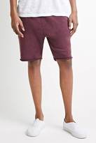 Thumbnail for your product : Forever 21 Frayed Drawstring Sweatshorts