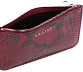 Thumbnail for your product : Orciani Python Effect Leather Wallet