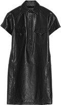 Thumbnail for your product : R 13 Cowboy leather mini dress