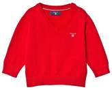 Thumbnail for your product : Gant Red Cotton V Neck Jumper