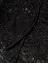 Thumbnail for your product : Rachel Comey Delano Lace Puff-Sleeve Mesh Top