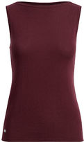 Thumbnail for your product : Ralph Lauren Knit Silk-Blend Sleeveless Top