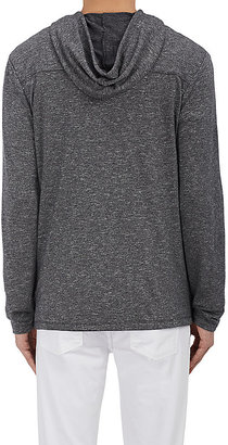 Barneys New York MEN'S MÉLANGE FRENCH TERRY HOODIE