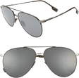 burberry 60mm oversize aviator sunglasses