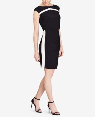 American Living Kendrick Two-Toned Jersey Dress