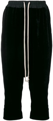 Rick Owens Cropped Drawstring Trousers