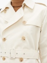 Thumbnail for your product : A.P.C. Josephine Double-breasted Cotton Trench Coat - Ivory