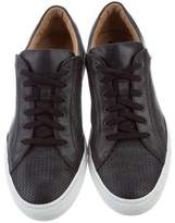 Thumbnail for your product : Aquatalia Woven Leather Sneakers