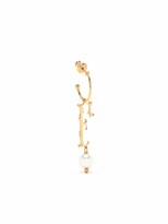 Thumbnail for your product : Simone Rocha pearl-embellished F letter single earring