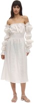 Thumbnail for your product : Sleeper Michelin Floral Print Linen Midi Dress