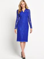 Thumbnail for your product : Savoir Corded Lace Pencil Dress