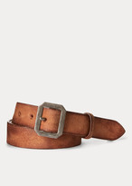 Thumbnail for your product : Ralph Lauren Roughout Leather Belt
