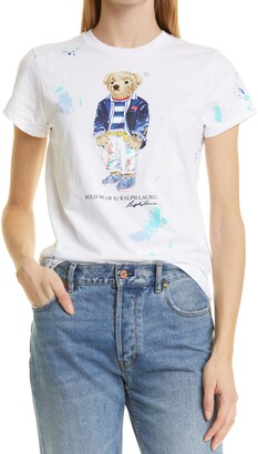 Polo Ralph Lauren Polo Bear Cotton Graphic Tee - ShopStyle T-shirts