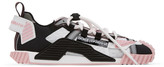 Thumbnail for your product : Dolce & Gabbana Grey and Black Mesh and Leather NS1 Sneakers