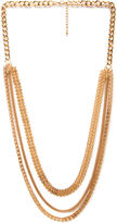 Thumbnail for your product : Forever 21 Heavy Metal Layered Chain Necklace