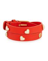 Thumbnail for your product : Tory Burch Amore Heart Leather Wrap Bracelet