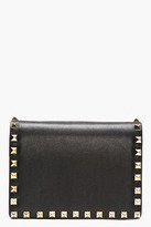 Thumbnail for your product : Valentino Black Large Clutch With Chain