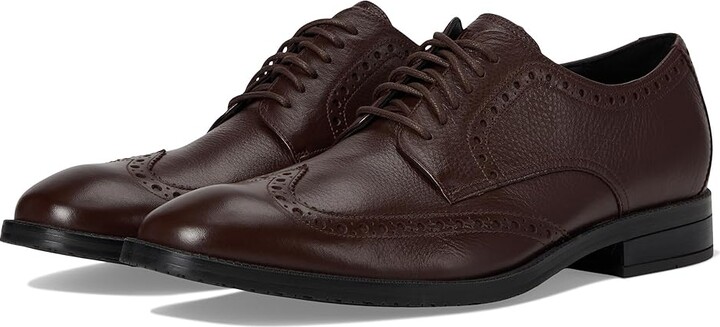 Cole Haan Modern Essentials Wing Oxford Men's Shoes Madeira/Black : 9.5 D - Medium, Leather