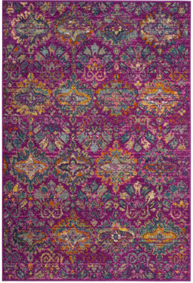 Mistana Christa Floral Fuchsia/Blue Area Rug