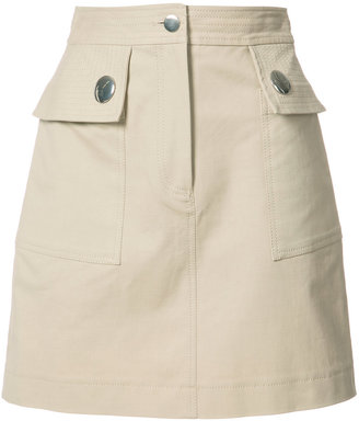 Adam Lippes pocketed mini skirt - women - Cotton - 0