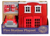 Thumbnail for your product : Green Toys Fire Station Toy Set