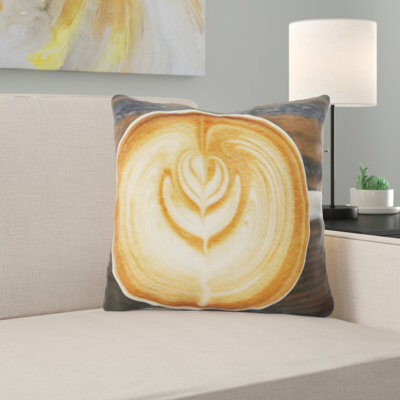 East Urban Home Caffeine Throw Pillow