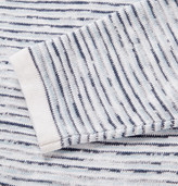 Thumbnail for your product : Grayers Peter Slubbed Linen and Cotton-Blend Sweater