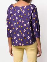 Thumbnail for your product : Aspesi floral diamond print blouse
