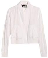 Thumbnail for your product : Love Moschino Broderie Anglaise Cotton Bomber Jacket