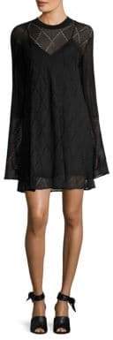McQ Lace Bell-Sleeve Dress