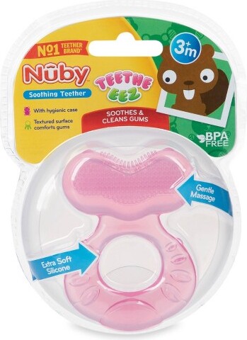 Nuby NubyStage1Teether-Pink