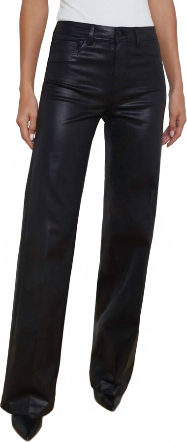 L'Agence Clayton Coated Jean In Noir