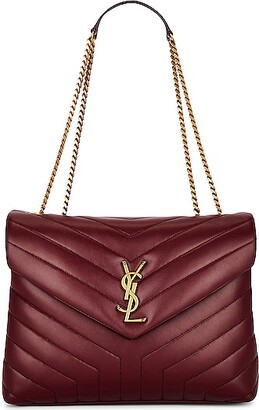 Yves Saint Laurent, Bags, Saint Laurent Clutch Bag Leather Red 2657 Auth  Yk8013b