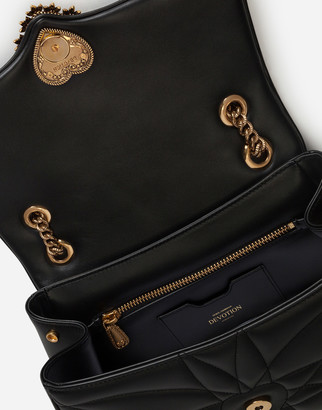 Dolce & Gabbana Large Devotion Shoulder Bag In Quilted Nappa Leather