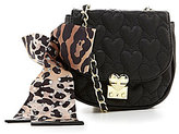 Thumbnail for your product : Betsey Johnson Be Mine Again Spot Print Cross-Body Bag