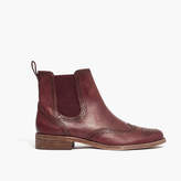 Thumbnail for your product : Madewell The Ivan Brogue Chelsea Boot in Dark Cabernet