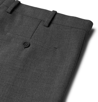 Neil Barrett Slim-Fit Tapered Jersey-Trimmed Woven Trousers