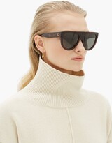 Thumbnail for your product : Celine Flat-top Tortoiseshell-acetate Sunglasses