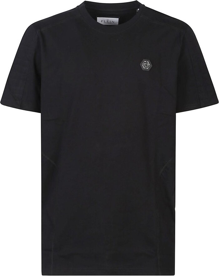 Philipp Plein Logo Patch Crewneck T-Shirt