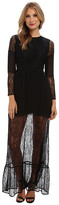 Thumbnail for your product : BCBGeneration Long-Sleeve Round Maxi Cocktail Dress