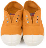 Thumbnail for your product : Bensimon Yellow elasticated canvas sneakers - Elly