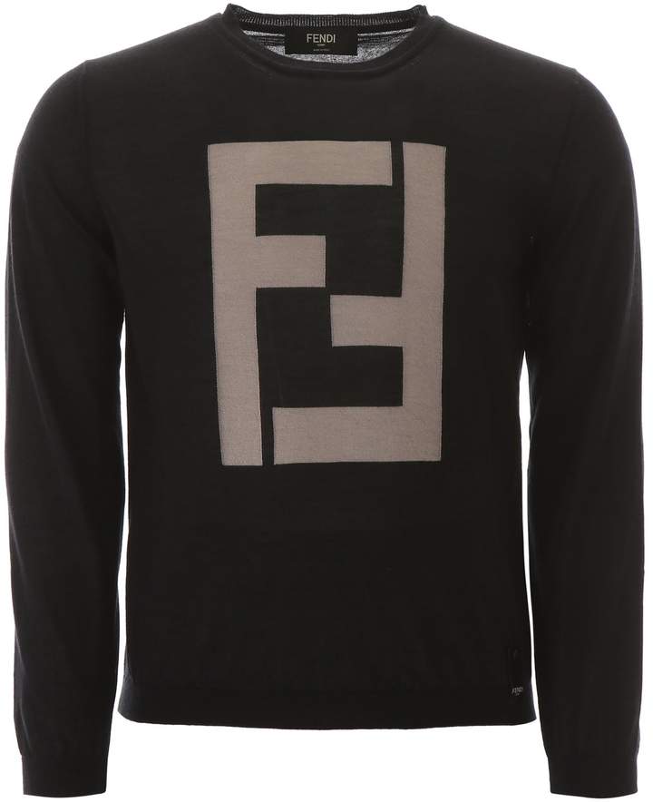 fendi diagonal monogram sweater