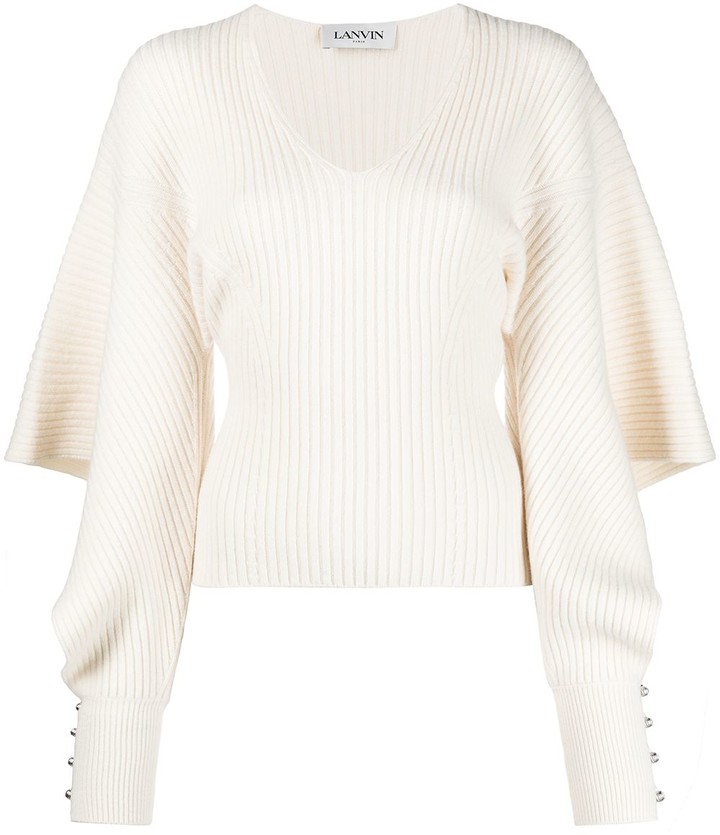 cut out sleeve jumper